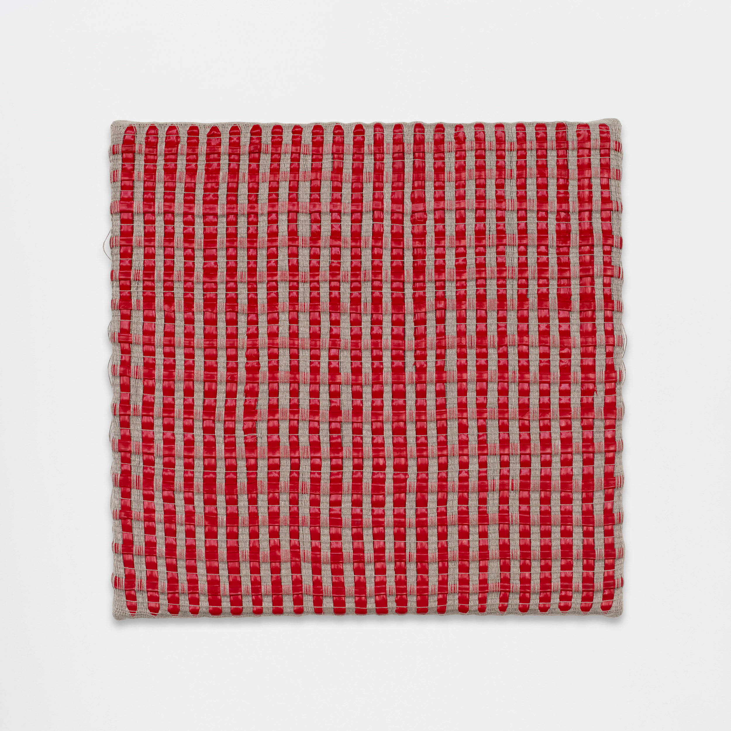 Woven Grid (Cadmium Red Medium) #1